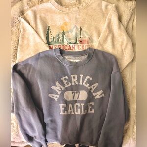 ❗️AMERICAN EAGLE- 2 Sweatshirts Woman’s Size XS/0 (Perfect Condition!)